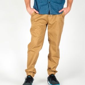 Khaki joggers size medium